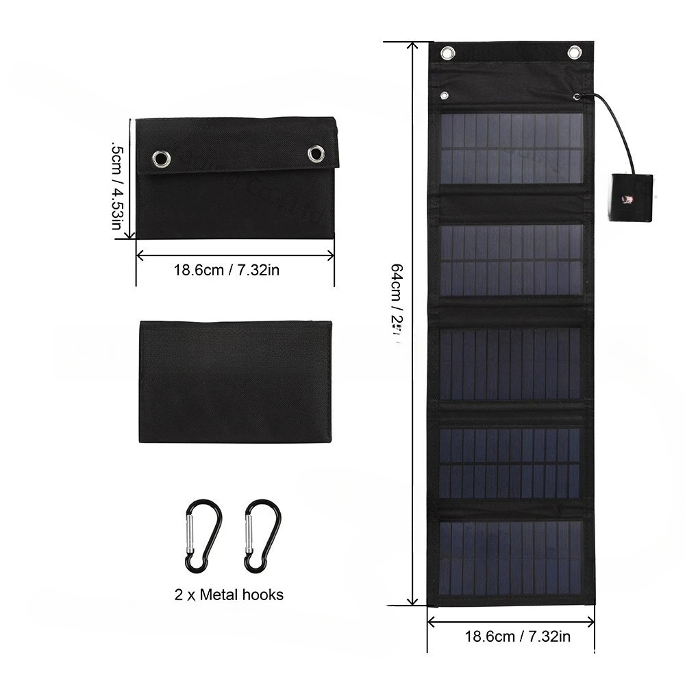 Panel słoneczny składany 25W 5 – Solar Emergency Charger recenzja i cena