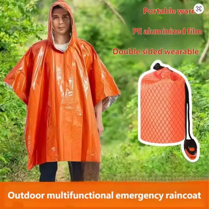 Awaryjne ponczo 4 szt., termic – Survival Blanket Reflective recenzja i cena