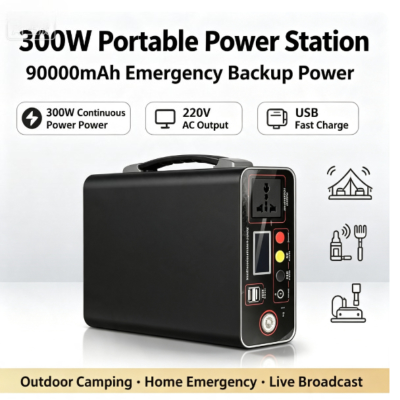 Przenośna elektrownia 300W 220 – Solar Emergency Charger recenzja i cena