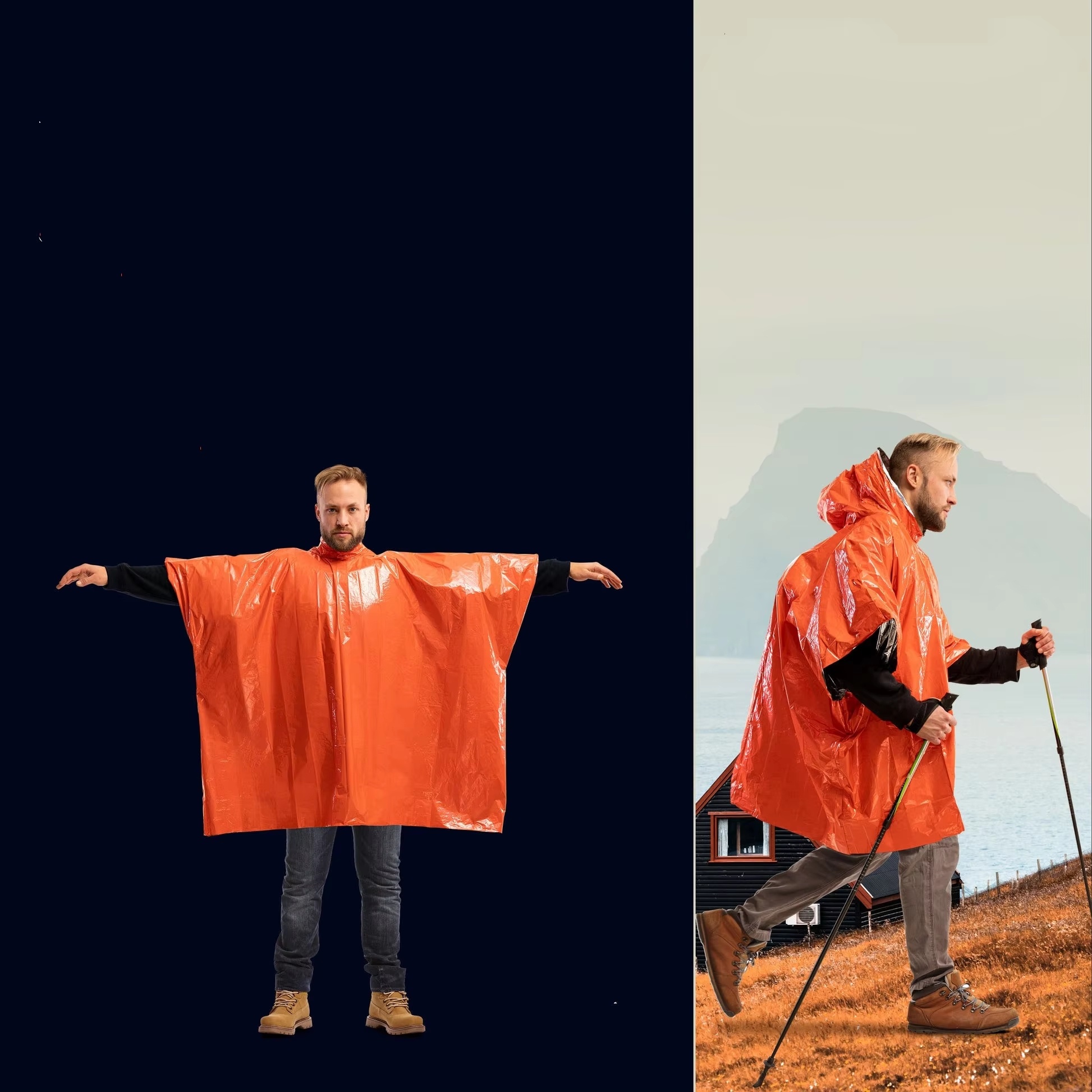 LIFE poncho awaryjne poncho pr – Survival Blanket Reflective recenzja i cena